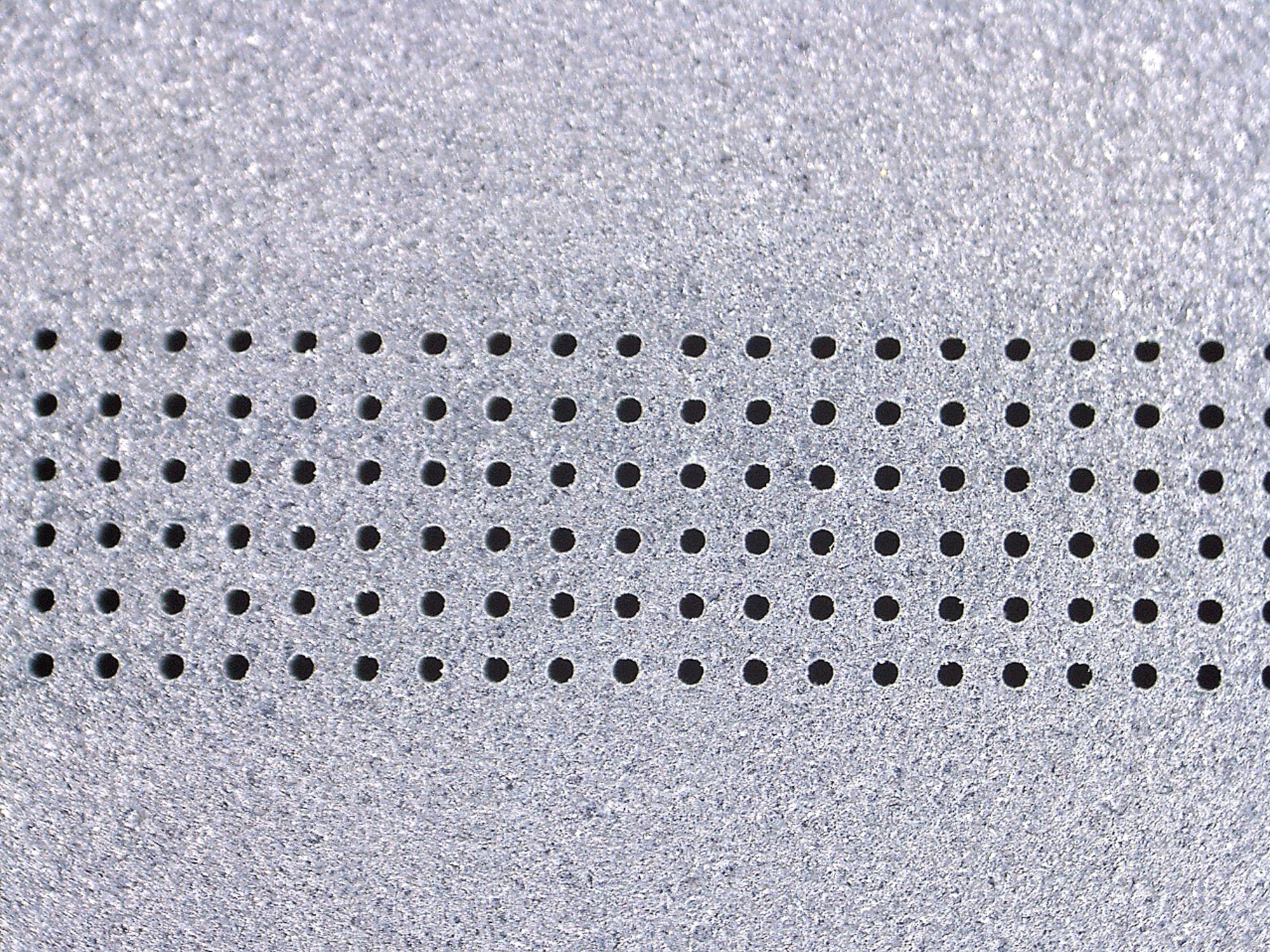 Laserbohren Aluminium Detail